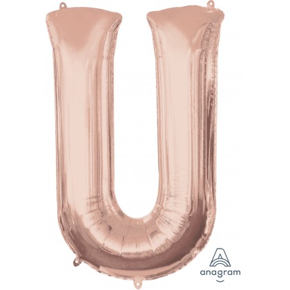 P50 33" (Rose Gold) Letter U SuperShape™